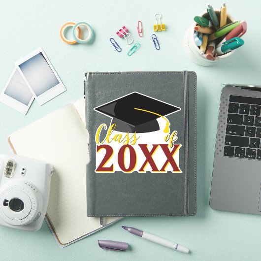 任意の色の組み合わせ卒業年卒業 シール (iPadカバー)