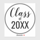 任意の色の組み合わせ卒業年卒業 シール (シート)