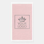 任意の色の背景のロゴ (正面)