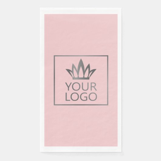 任意の色の背景のロゴ (正面)