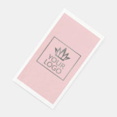 任意の色の背景のロゴ (コーナー)