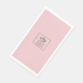 任意の色の背景のロゴ (コーナー)