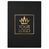 任意の色の背景のロゴ クリップボード (裏面)