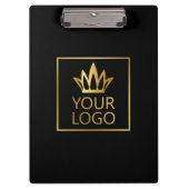 任意の色の背景のロゴ クリップボード (正面)