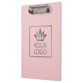 任意の色の背景のロゴ クリップボード (左)