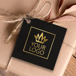 任意の色の背景のロゴ フェイバータグ