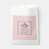 任意の色の背景のロゴ フェイバーバッグ (正面)