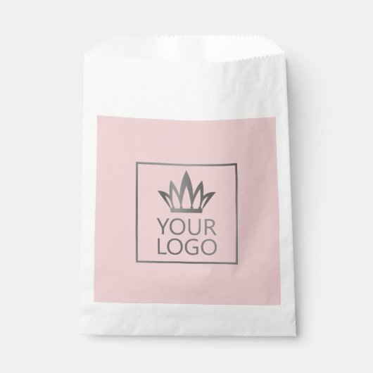 任意の色の背景のロゴ フェイバーバッグ (正面)