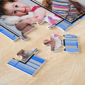 任意の色の背景を持つフォトパズル- HAMbWG ジグソーパズル (側面)