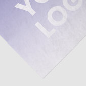 任意の色の背景 | 白いグラデーションとロゴ 薄葉紙 (詳細)