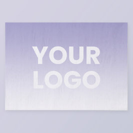 任意の色の背景 | 白いグラデーションとロゴ 薄葉紙