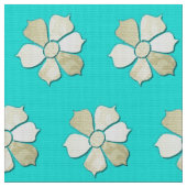 任意の色の花の切り出しのコラージュに一致 ファブリック (クローズアップ)