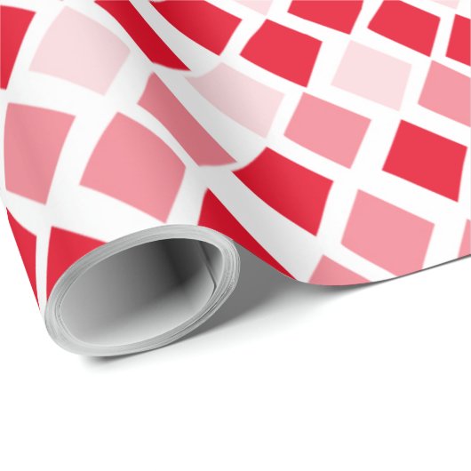 任意の色のHarlequin Diamondsパターンを選択 ラッピングペーパー (ロールコーナー)