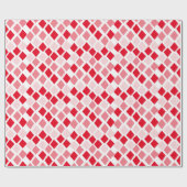 任意の色のHarlequin Diamondsパターンを選択 ラッピングペーパー (フラット)