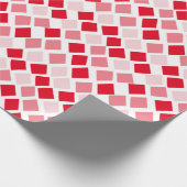 任意の色のHarlequin Diamondsパターンを選択 ラッピングペーパー (角)