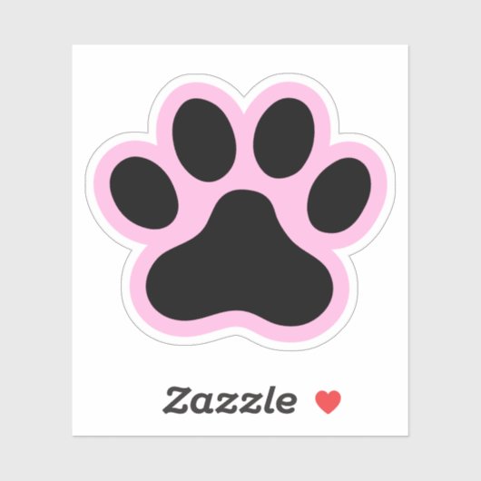 任意の色またはピンクと黒の前部印刷シール シール (シート)