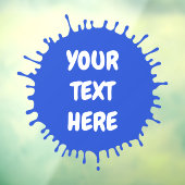 任意の色または青の絵を描スプラのカスタム文字 ウィンドウサイン (シート3)