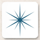 任意の色を選択Mid Century原子モダンスターバスト コースター (正面)