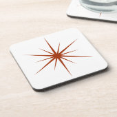 任意の色を選択Mid Century原子モダンスターバスト コースター (左側)