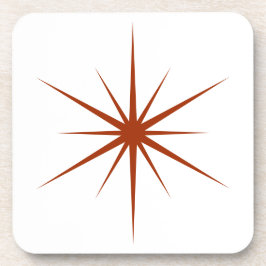 任意の色を選択Mid Century原子モダンスターバスト コースター