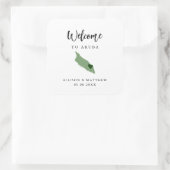 任意の色アルバ結婚の歓迎バッグまたはボックス スクエアシール (バッグ)