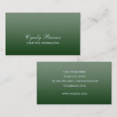 任意の色グラデーションの名刺 名刺 (正面/裏面)