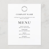 任意の色企業ののクリスマスメニューを予算 (正面)