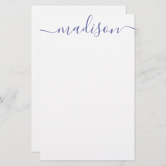 任意の色 – スクリプトパーソナライズされた名ひな形 (正面/裏面)