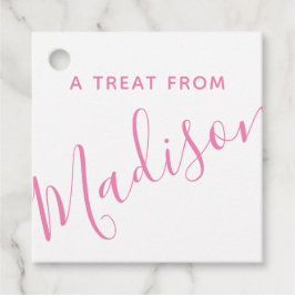 任意の色 – スクリプト名ギフトまたはメッセージカード フェイバータグ