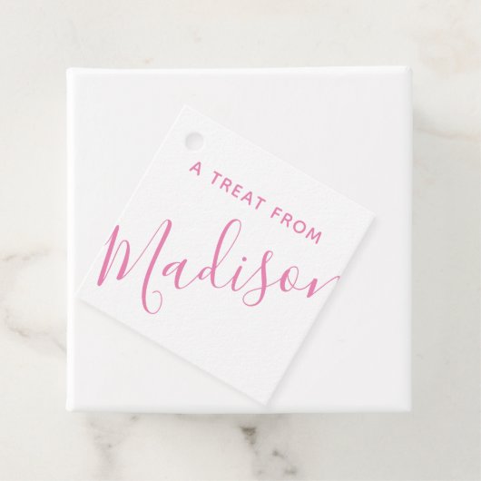 任意の色 – スクリプト名ギフトまたはメッセージカード フェイバータグ (インサイチュ)