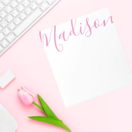 任意の色 – スクリプト名メモパーソナライズされた帳 ノートパッド