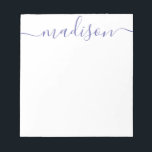 任意の色 – スクリプパーソナライズされたト名メモ帳 ノートパッド<br><div class="desc">PreppyPrint.com – このメモパーソナライズされた帳にtouchを追加する。「クリックパーソナライズ」を選択しカスタマイズ、フォントの色とサイズを変更して名前の正しい外観に合わせる。このデザインを好きな商品に移せ!アイテムのコーディネートについては、私のデザイナーストアPreppyPrint.comにアクセスして下さい。</div>