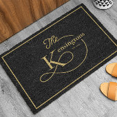 任意の色 | ファミリモダン名モノグラム ドアマット