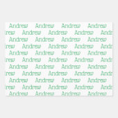 任意の色 – ラッパーソナライズされたプ紙シート ラッピングペーパーシート (正面3)