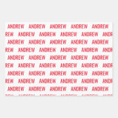 任意の色 – ラッパーソナライズされたプ紙シート ラッピングペーパーシート (正面)