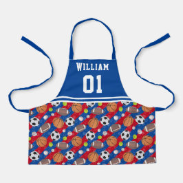 任意の色 – 数々の Ball Sports エプロン