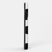 任意の製品デザイン水玉模様ホワイト&ブラック Case-Mate iPhoneケース (裏面/右)