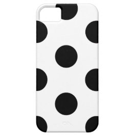 任意の製品デザイン水玉模様ホワイト&ブラック iPhone 11 ケース