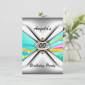 任意の誕生日パーティーへの招待60 招待状 (スタンド正面)