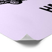 任意の誕生日年おもしろいファクトのポスター ポスター (角)