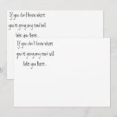 任意の道路招待状 招待状 (正面/裏面)