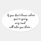 任意の道路楕円形のシール 楕円形シール (正面)