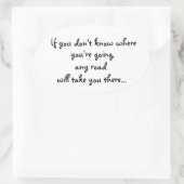 任意の道路楕円形のシール 楕円形シール (バッグ)