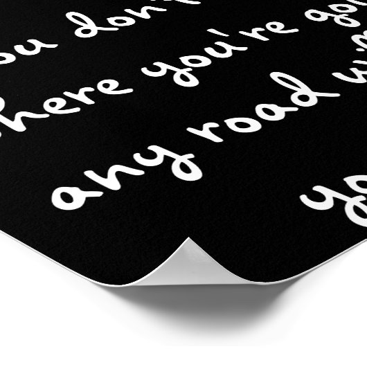 任意の道路 ポスター (角)