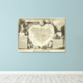 任意の高いヤマネの部署 キャンバスプリント (インサイチュ (ウッドフロア))