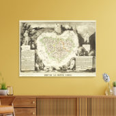 任意の高いヤマネの部署 キャンバスプリント (インサイチュ (リビング))