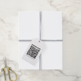 任意のWebサイトアドレスのQRコードを瞬時に作成 ギフトタグ