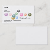 任意グラフィック:  真珠 名刺 (正面/裏面)