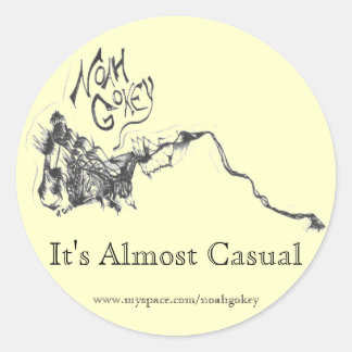 任意ノアGokeyのステッカー- ラウンドシール