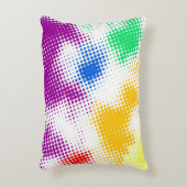 任意ハーフトーンの多彩な背景 アクセントクッション (正面(垂直))